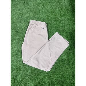 Y2K Polo Ralph Lauren Preston Chino Pants Khaki Men's Size 35x32 Cotton Casual